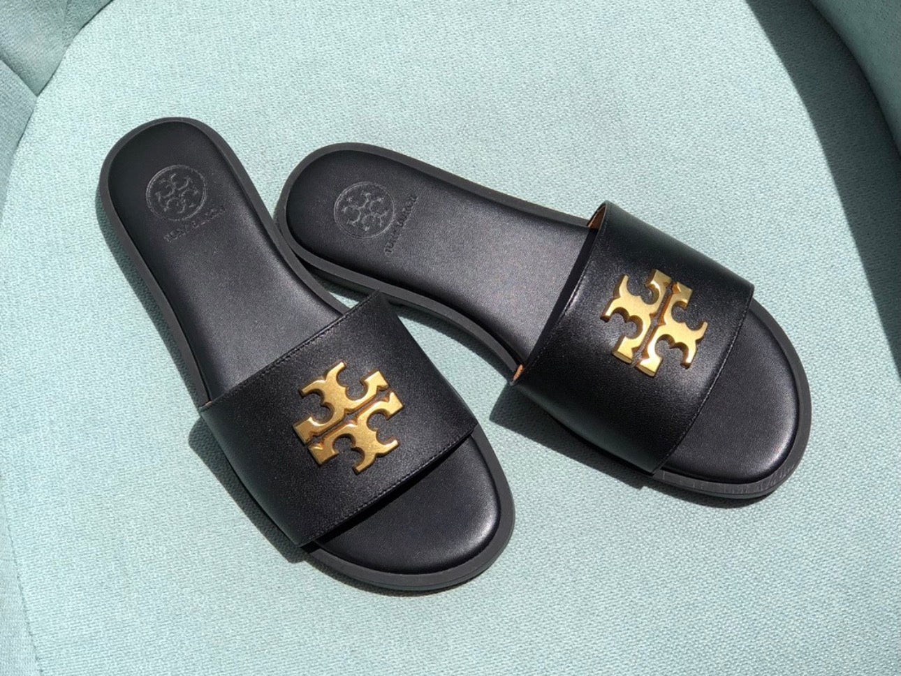 Black and Yellow Sandals